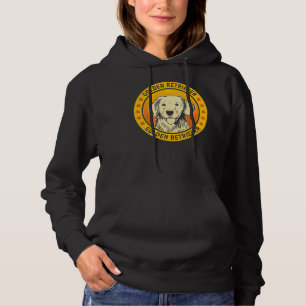 Sudadera Retrato de perro de Golden Retriever