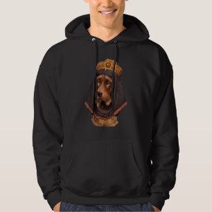Sudadera Retrato de perro de un perro antiguo como Cleopatr