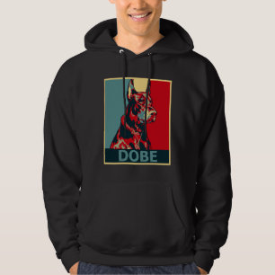 Sudadera Retrato de perro estético Doberman