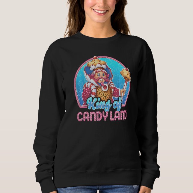 Sudadera Retrato de tierra de Candy Land Rey de Candy (Anverso)