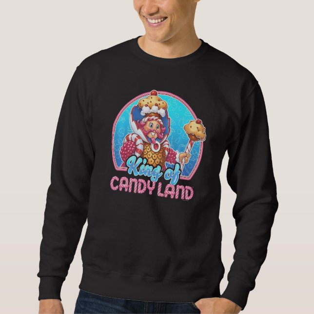Sudadera Retrato de tierra de Candy Land Rey de Candy (Anverso)