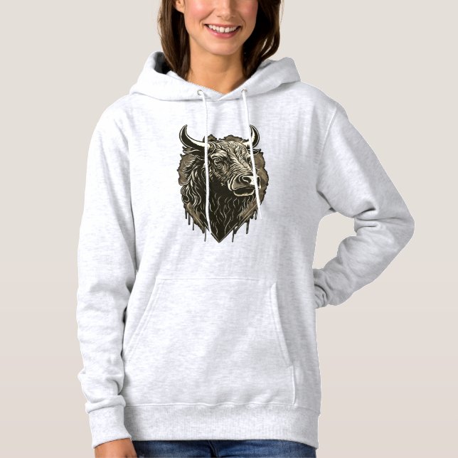 Sudadera Retrato de toro (Anverso)