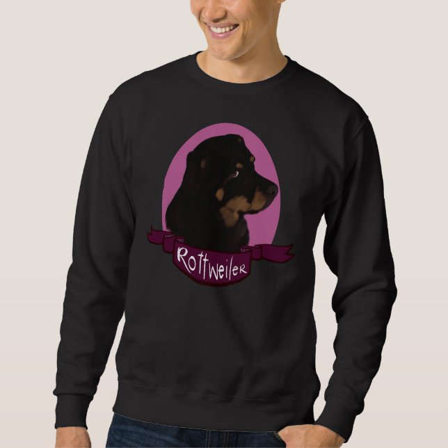 Sudadera Retrato De Un Rottweiler (Anverso)