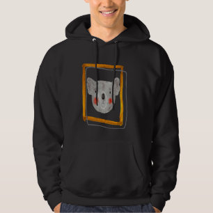 Sudadera Retrato en Acuarela Arte de Koala Lindo Hombres Mu