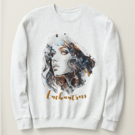 Sudadera Retrato en acuarela de enchantress gris claro