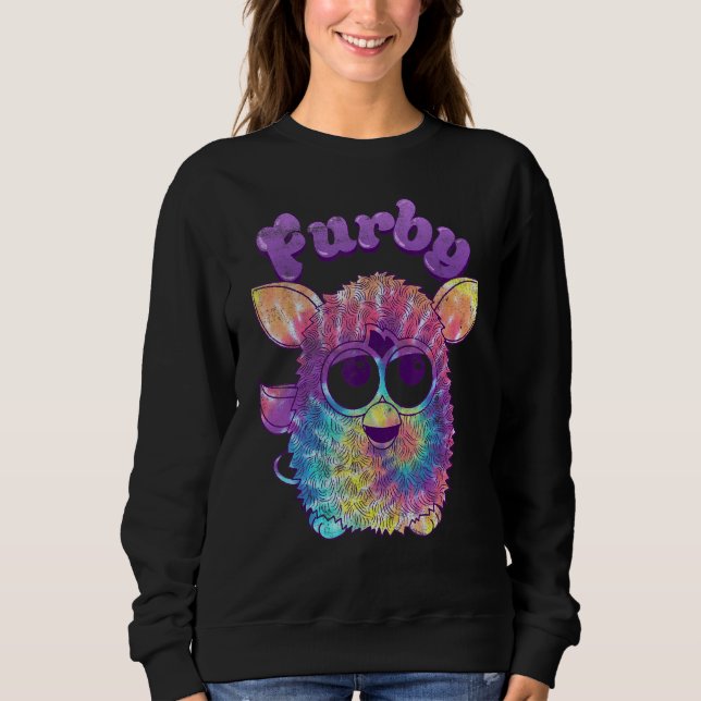 Sudadera Retrato Furby Tie Dye (Anverso)