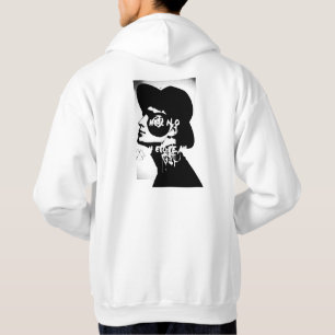 Sudadera Retrato monocromo Edgy - camiseta de calle abstrac