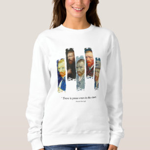 Sudadera retrato y cita de Vincent Van Gogh 