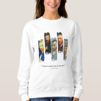 Sudadera retrato y cita de Vincent Van Gogh