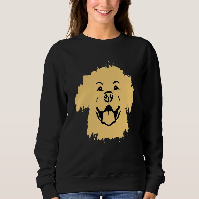 Sudadera Retriever Labrador   Owner Happy Face Dog Lab (Anverso)