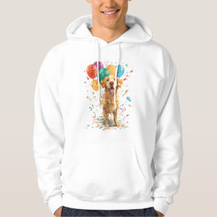 Sudadera Retriever Payaso � Perro de Circo con Globos