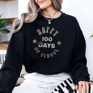 Sudadera Retro 100 días de escuela Gorra de vaqueros de cam