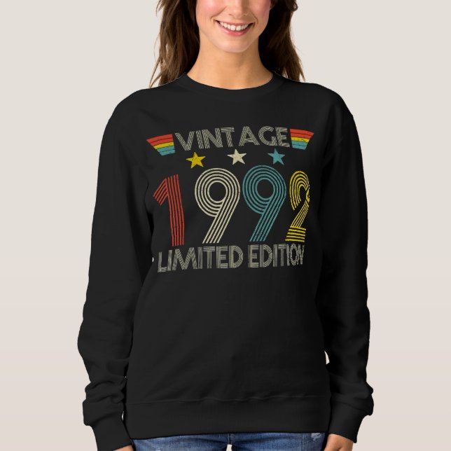 Sudadera Retro 1992 30º cumpleaños 30 años (Anverso)