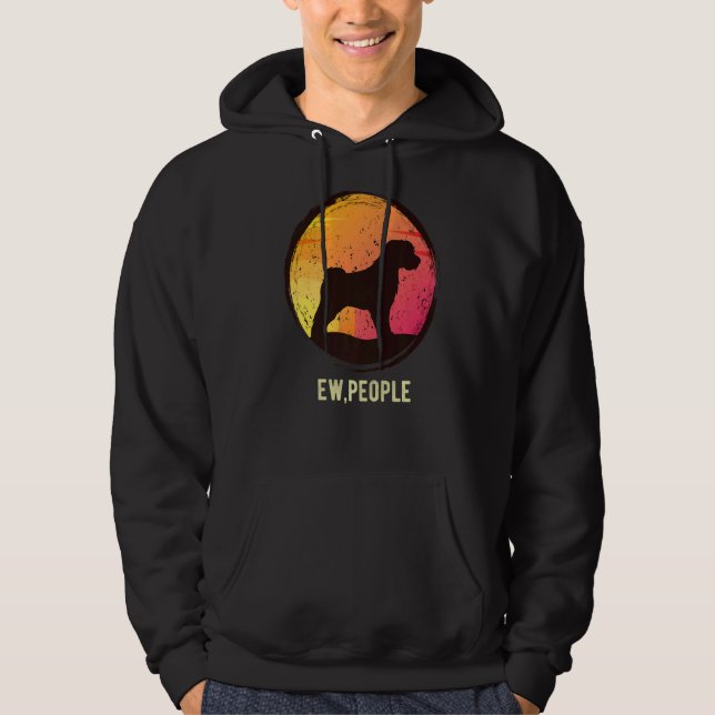 Sudadera Retro 1 de perro maltés (Anverso)