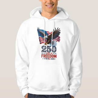 Sudadera Retro 250 Años De Libertad USA Patriótico 4 De Jul