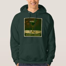 Sudadera Retro 50s 4 Leaf Clover Irish Christmas Martini