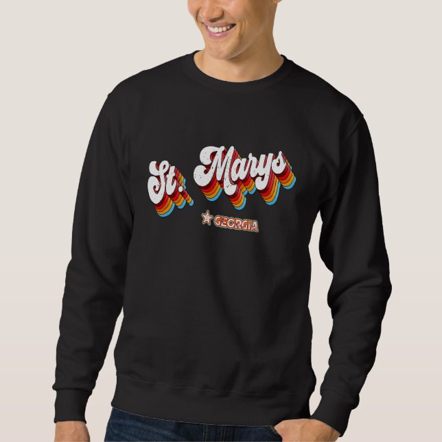 Sudadera Retro 80 St Marys Georgia Ga (Anverso)
