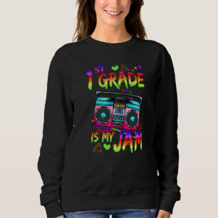 Sudadera Retro 80s 1er Grado Es Mi Pasión De Vuelta Al Cole