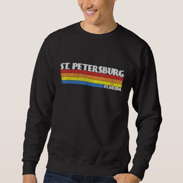 Sudadera Retro 80s St Petersburg Florida FL Souvenir (Anverso)