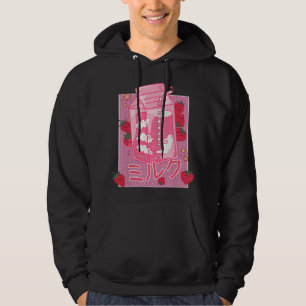 Sudadera Retro 90s Batido de Fresa - Divertido Japonés K