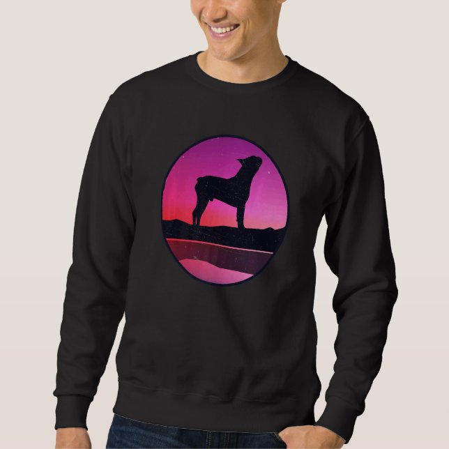 Sudadera Retro 9 de Boston Terrier Dog (Anverso)