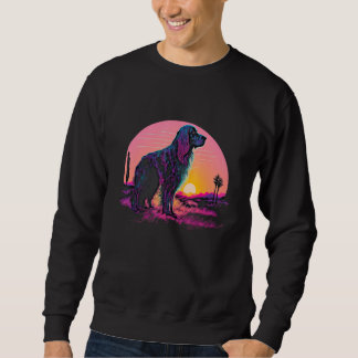Sudadera Retro Aesthetic English Setter Dog