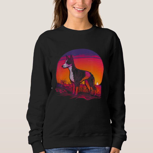 Sudadera Retro Aesthetic Fox Terrier Dog_2 (Anverso)