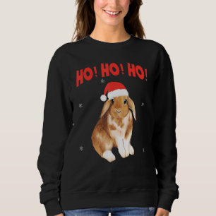 Sudadera Retro Animal Ho Ho Ho Navidades Santa Group Bunny