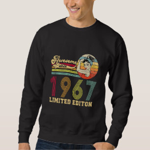 Sudadera Retro Awesome 1967 Editon 55th Birth