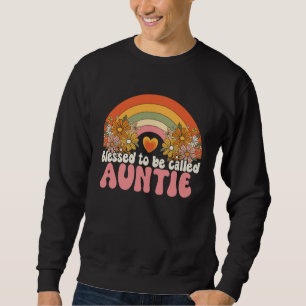 Sudadera Retro Bendecida por ser llamada Tía Arcoíris Groov