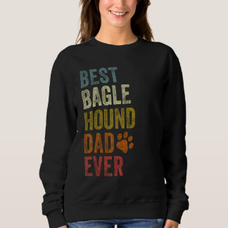 Sudadera Retro Best Bagle Hound Dad Ever Dog Papa Father's 