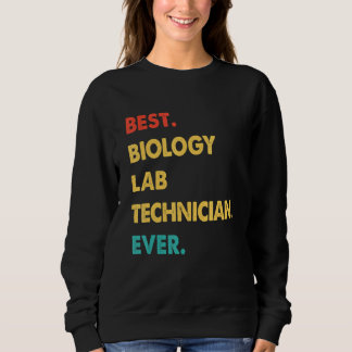Sudadera Retro Best Biology Lab Technician Ever