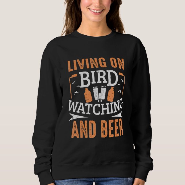 Sudadera Retro Bird Watcher Bird Watcher Bird (Anverso)