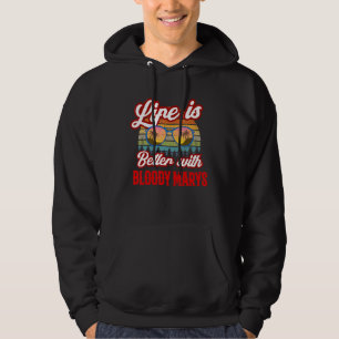 Sudadera Retro Bloody Marys Sunset Life Es Mejor Con Bloo