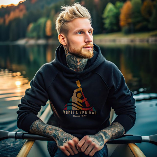 Sudadera Retro Bonita Springs Kayaking (Subido por el creador)