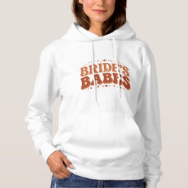 Sudadera Retro Bride's Babes Terracotta Despedida de Solter