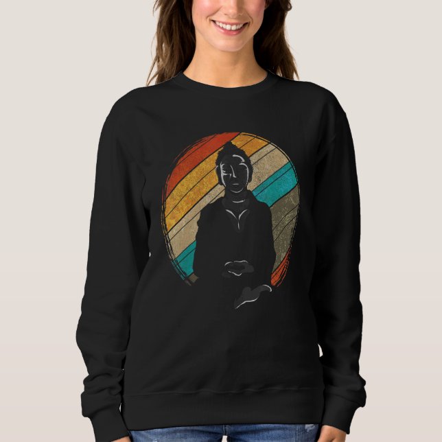 Sudadera Retro Buddha (Anverso)