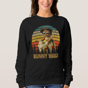 Sudadera Retro Bunny Design Art Wailers Musical Set Jamai