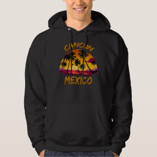 Sudadera Retro Cancún Mexico Beach Summer Tropical Souvenir