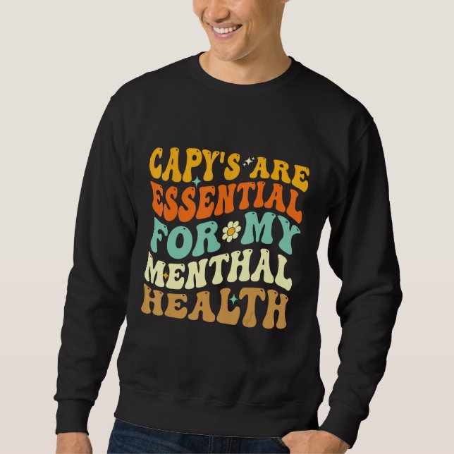 Sudadera Retro Capybaras Capibara Rodent Capybara Capys are (Anverso)