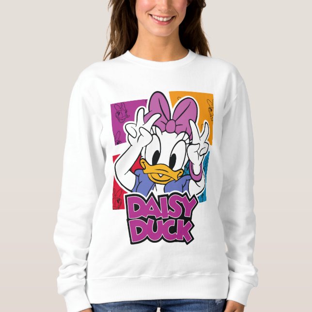 Sudadera Retro Cartoon Duck – Playful & Nostalgic Design (Anverso)