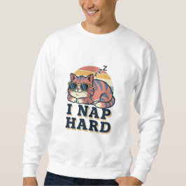 Sudadera Retro Cat Nap Humor Men’s Sweatshirt