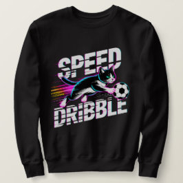 Sudadera Retro Cat Soccer - Birthday Gift for Pet Lovers