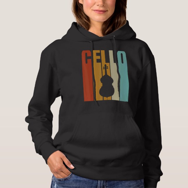 Sudadera Retro Cello Guay Cello Player (Anverso)