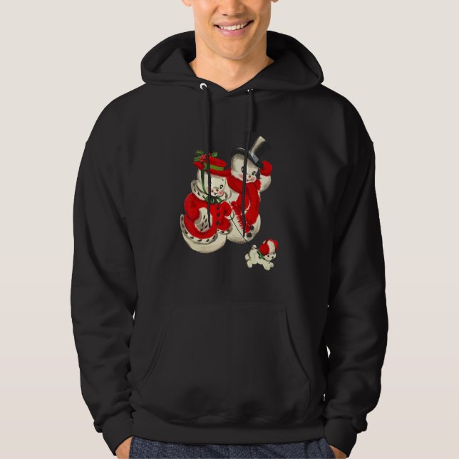Sudadera Retro Christmas Snowman Classic Snowman Merry Xmas (Anverso)