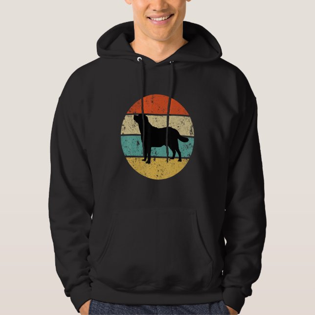 Sudadera Retro Circular Labrador Perro Animal Cuse Laborato (Anverso)