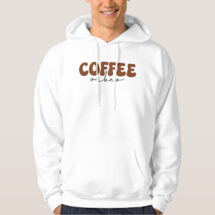 Sudadera Retro Coffee Vibes Hoodie