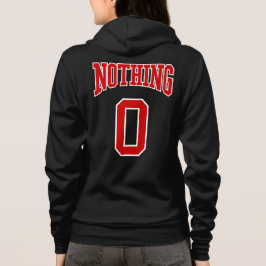Sudadera Retro College Blanco Rojo Nada Negro Nada Deporte