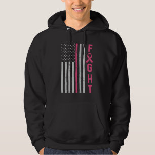 Sudadera Retro Combate Conciencia sobre el Cáncer de Mama c