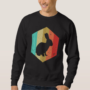 Sudadera Retro Conejo Vintage Rabbit Spirit Animal 80s 90s